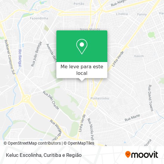 Keluc Escolinha mapa