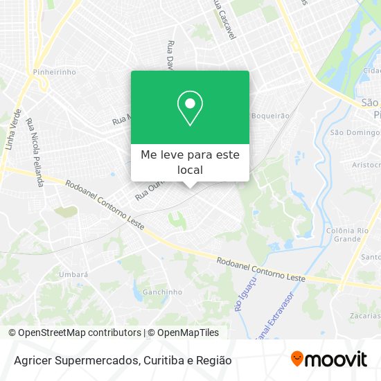 Agricer Supermercados mapa