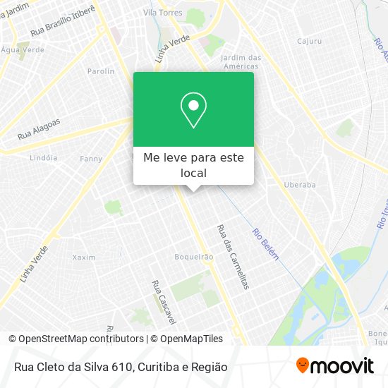 Rua Cleto da Silva 610 mapa