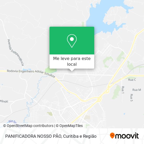 PANIFICADORA NOSSO PÃO mapa