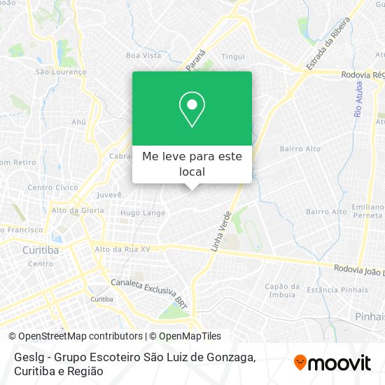 Geslg - Grupo Escoteiro São Luiz de Gonzaga mapa