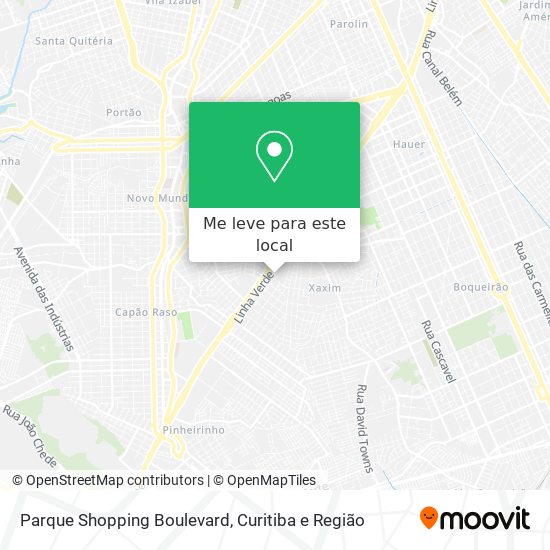 Parque Shopping Boulevard mapa