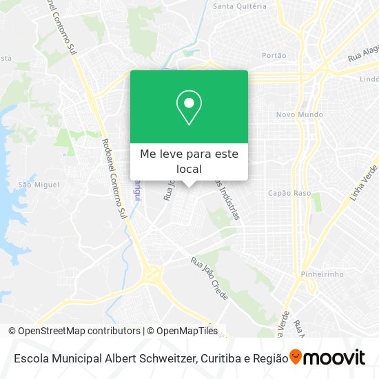Escola Municipal Albert Schweitzer mapa