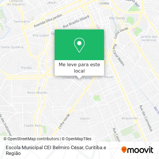 Escola Municipal CEI Belmiro César mapa