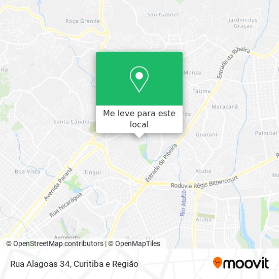 Rua Alagoas 34 mapa