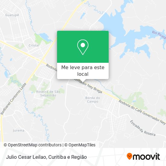 Julio Cesar Leilao mapa