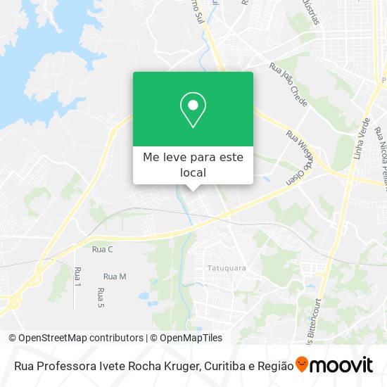 Rua Professora Ivete Rocha Kruger mapa