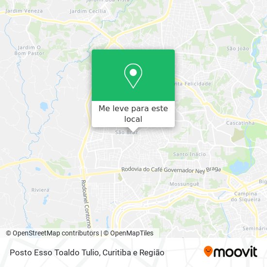 Posto Esso Toaldo Tulio mapa