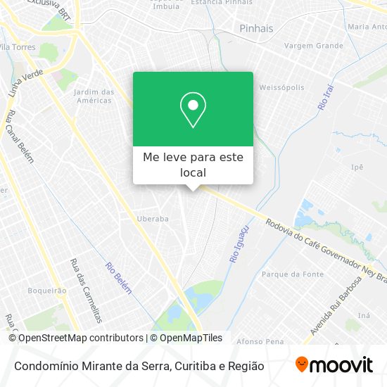 Condomínio Mirante da Serra mapa