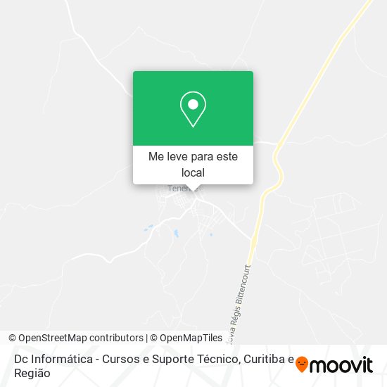 Dc Informática - Cursos e Suporte Técnico mapa