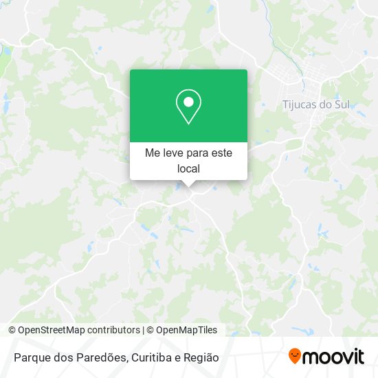 Parque dos Paredões mapa