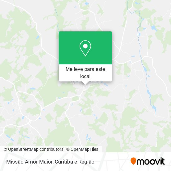 Missão Amor Maior mapa