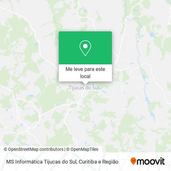 MS Informática Tijucas do Sul mapa