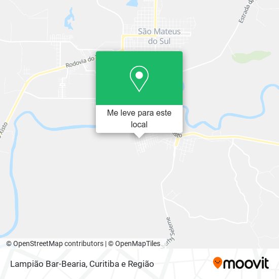 Lampião Bar-Bearia mapa