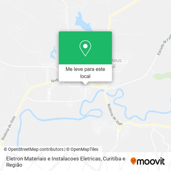 Eletron Materiais e Instalacoes Eletricas mapa