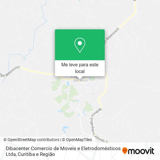 Dibacenter Comercio de Moveis e Eletrodomésticos Ltda mapa