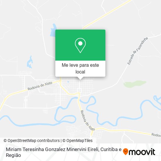 Miriam Teresinha Gonzalez Minervini Eireli mapa
