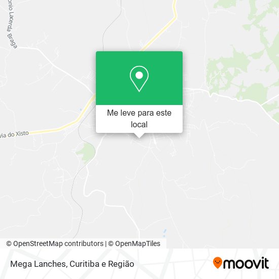 Mega Lanches mapa