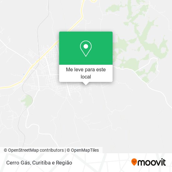 Cerro Gás mapa