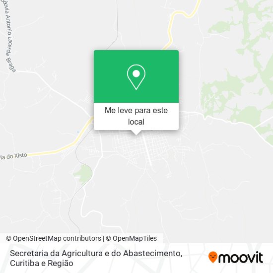 Secretaria da Agricultura e do Abastecimento mapa