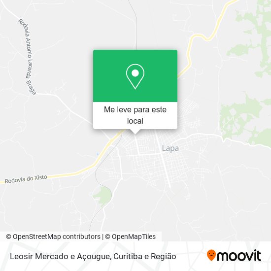 Leosir Mercado e Açougue mapa