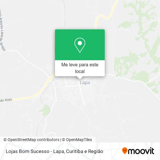 Lojas Bom Sucesso - Lapa mapa