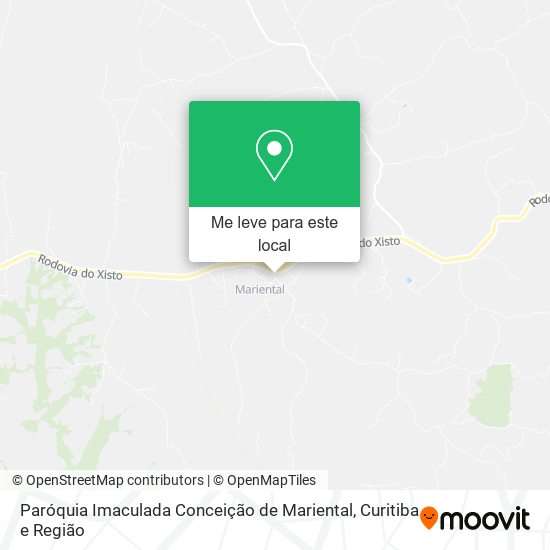 Paróquia Imaculada Conceição de Mariental mapa