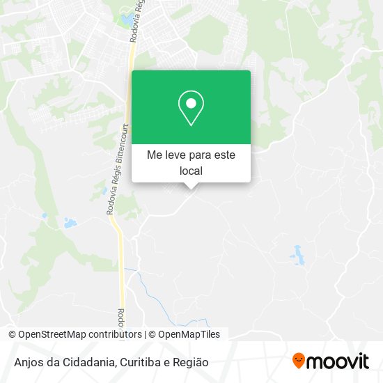 Anjos da Cidadania mapa