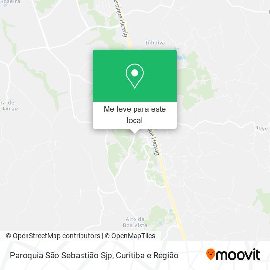 Paroquia São Sebastião Sjp mapa