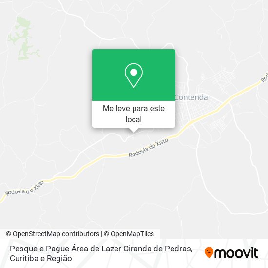 Pesque e Pague Área de Lazer Ciranda de Pedras mapa