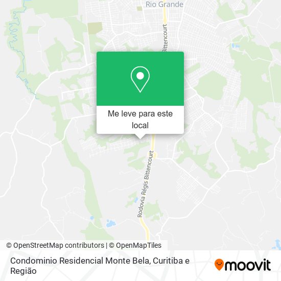 Condominio Residencial Monte Bela mapa
