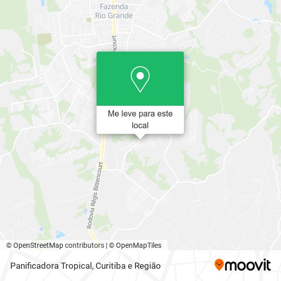 Panificadora Tropical mapa
