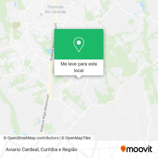 Aviario Cardeal mapa