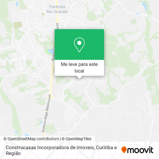 Construcasas Incorporadora de Imoveis mapa
