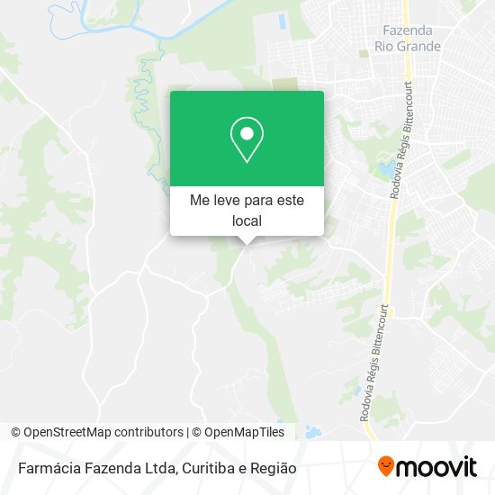 Farmácia Fazenda Ltda mapa