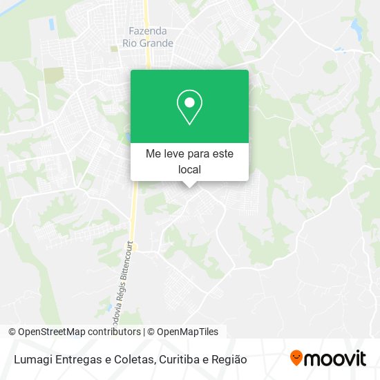 Lumagi Entregas e Coletas mapa