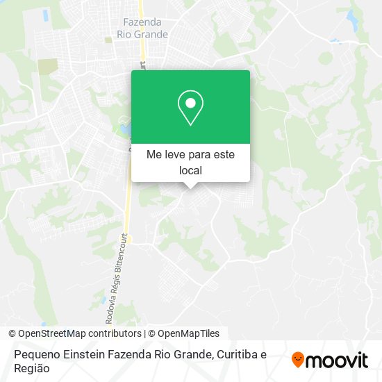 Pequeno Einstein Fazenda Rio Grande mapa