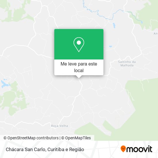 Chácara San Carlo mapa