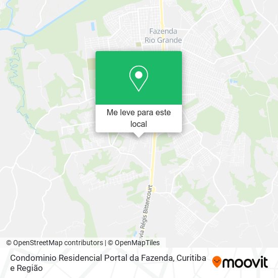 Condominio Residencial Portal da Fazenda mapa