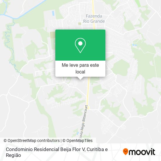 Condominio Residencial Beija Flor V mapa