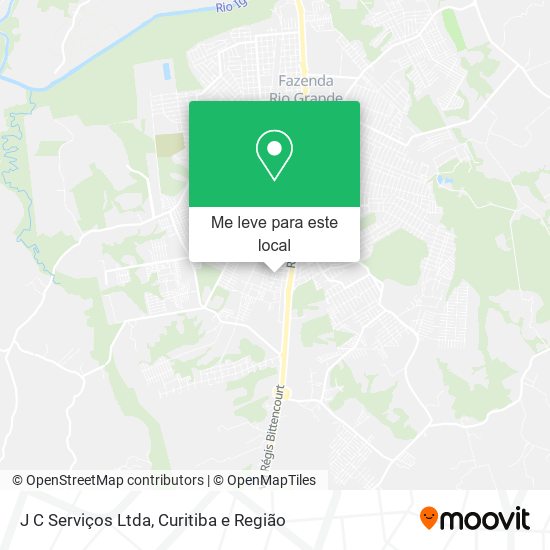 J C Serviços Ltda mapa