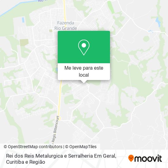 Rei dos Reis Metalurgica e Serralheria Em Geral mapa