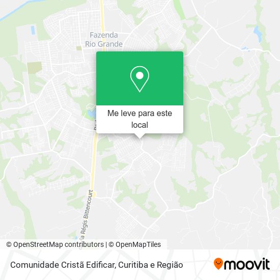 Comunidade Cristã Edificar mapa