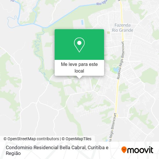 Condomínio Residencial Bella Cabral mapa