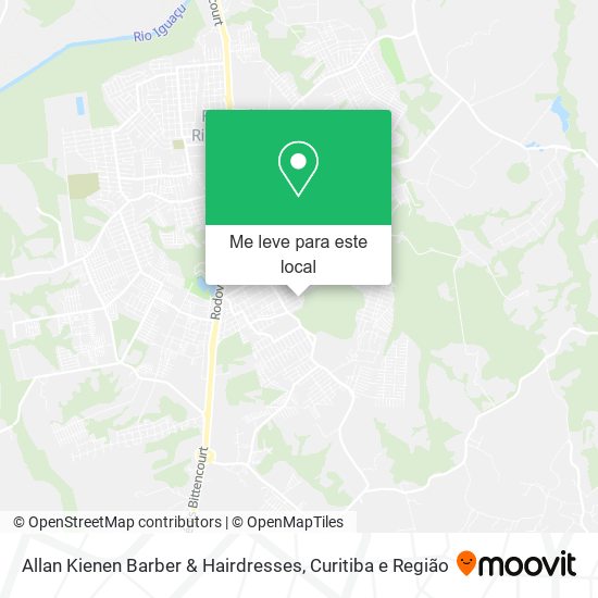 Allan Kienen Barber & Hairdresses mapa