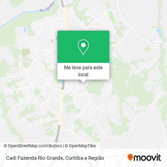 Cadi Fazenda Rio Grande mapa