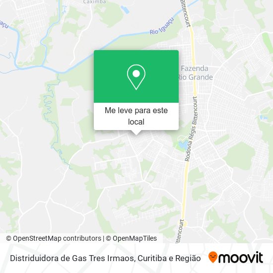 Distriduidora de Gas Tres Irmaos mapa