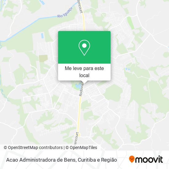 Acao Administradora de Bens mapa