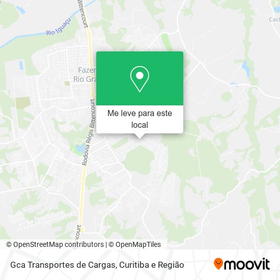 Gca Transportes de Cargas mapa