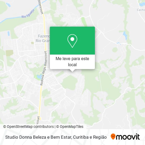Studio Donna Beleza e Bem Estar mapa